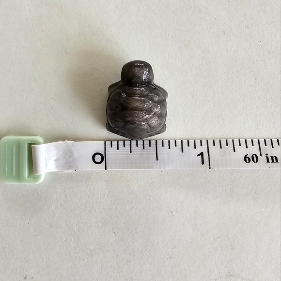 🐢 Golden Obsidian Carved Tortoise - Picture 7 of 8